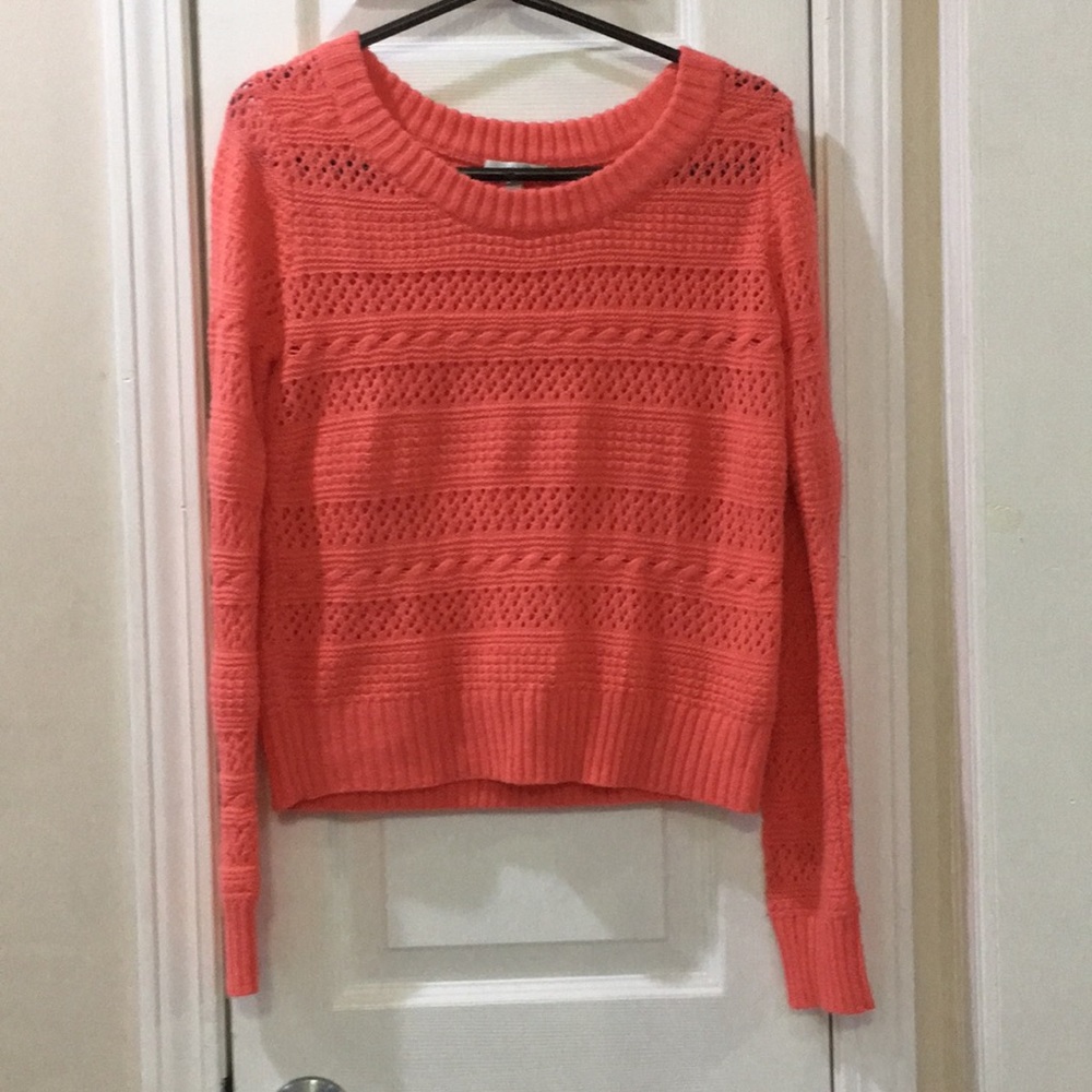 Coral pink sweater